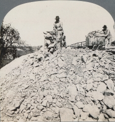 Clay Piles just from the Clay Mines which are Several Hundred Feet Underneath the Ground, Laclede-Christy, St. Louis, Missouri