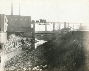 Tramway over River Des Peres to Laclede-Christy Mine