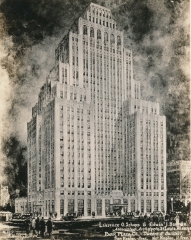 Architect's Rendering of Park Plaza Hotel
