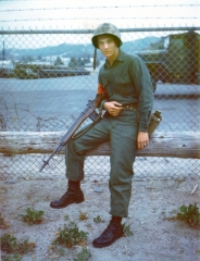 Larry Giles at Camp Pendleton for Infantry Training Regiment Staging