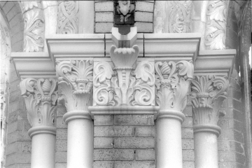 Terra cotta entrance details.