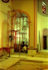 Deconstruction of St. Mary Altar.