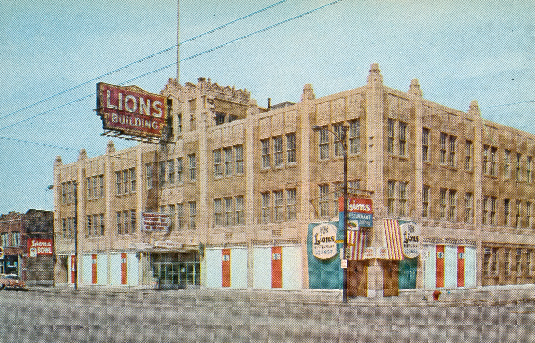 Lions Chicago postcard