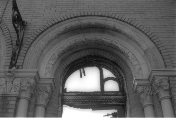 Terra cotta entrance details.