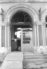 Terra cotta entrance details.