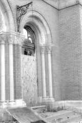 Terra cotta entrance details.